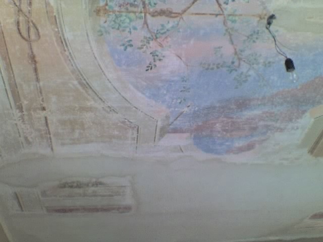 Soffitto primo'900 durante la ristrutturazione