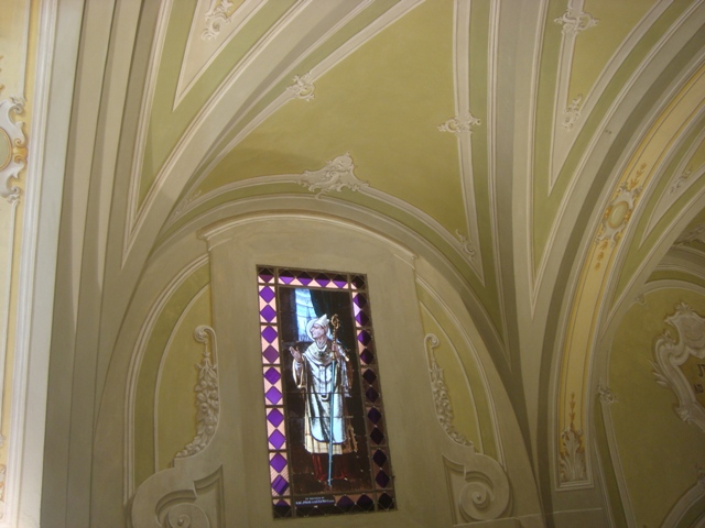 Peveranza, Cairate, interno chiesa, volta della navata