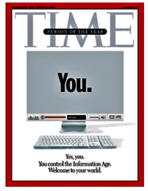 TIME誌　２００６年パーソン・オブ・ザ・イヤー　You