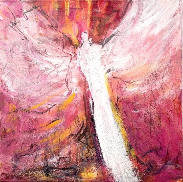 Luisas Engel | 50 x 50 cm | Acryl auf Leinwand | 2014