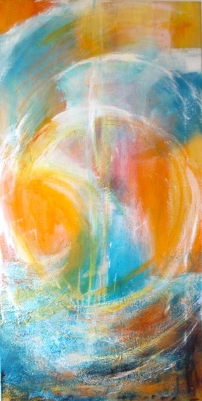 Tanz der Elemente | 60 x 80 cm | Mischtechnik auf Leinwand | 2015  SOLD