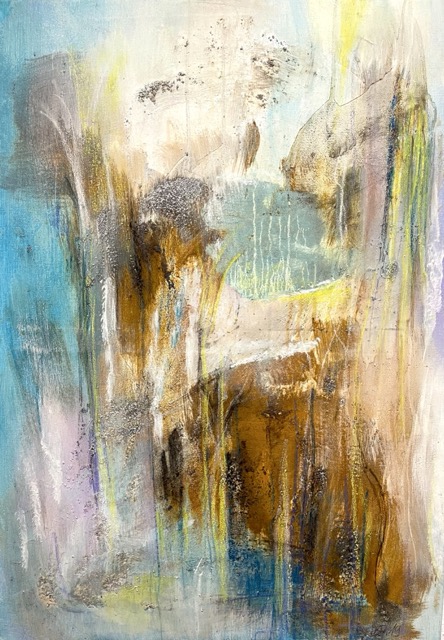 Die Stille dahinter | 60 x 80 cm | Mischtechnik auf Leinwand | 2019