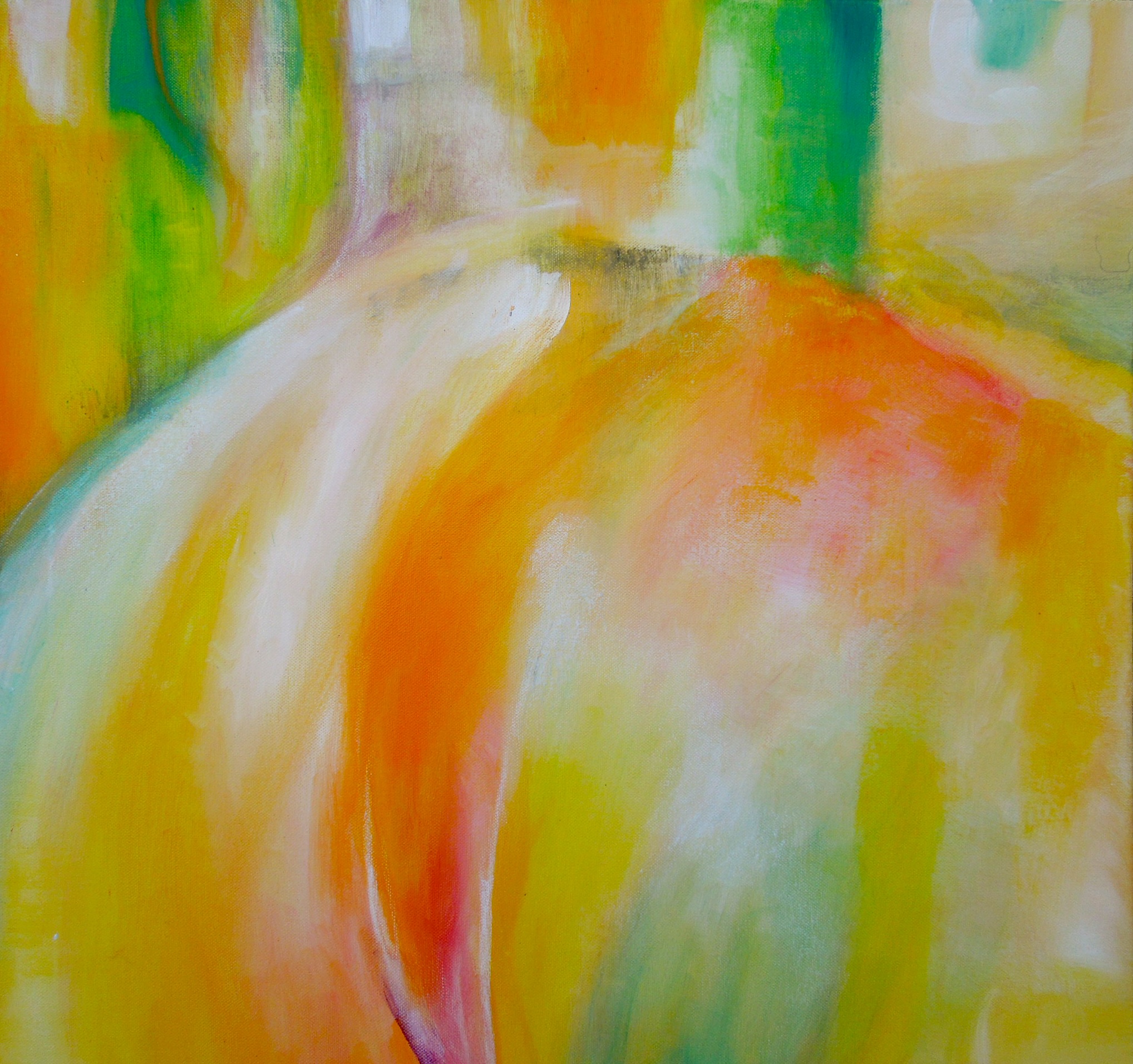 Annehmen 1| 60 x 60 cm | Mischtechnik auf Leinwand | 2004