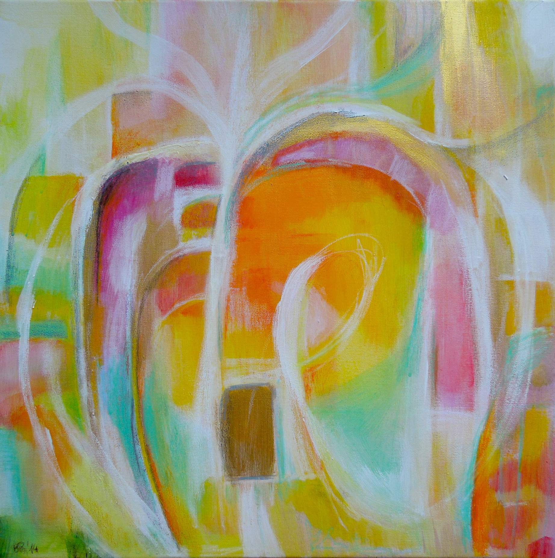 Baum der Weisheit | 60 x 80 cm | Mischtechnik auf Leinwand | 2018