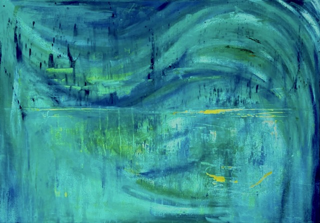  | 70 x 100 cm | Mischtechnik auf Leinwand | 