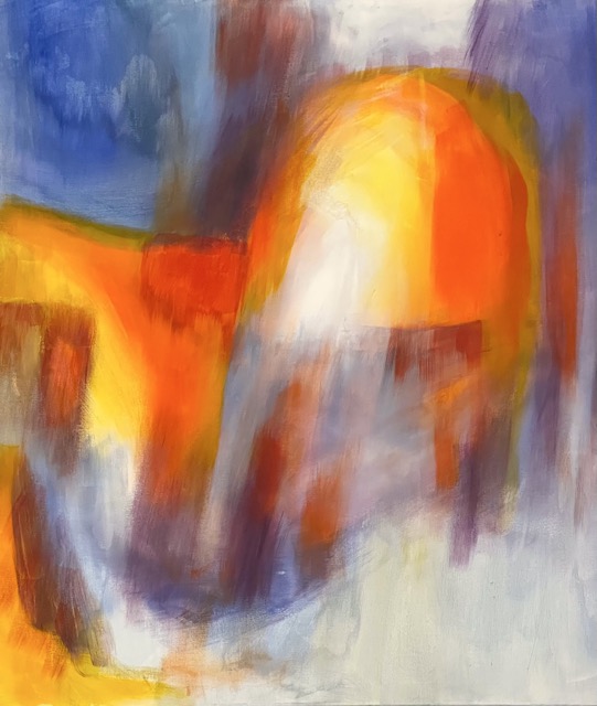 Tor ins Licht | 100 x 100 cm | Acryl auf Leinwand | 2020