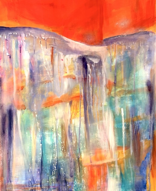 Colour Connection | 80 x 100 cm | Acryl auf Leinwand | 2024