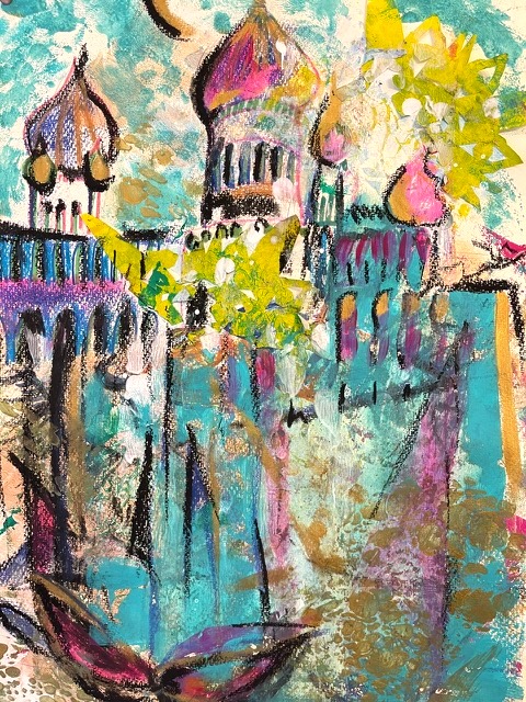 Oriental Dream | 40 x 50 cm | Acryl auf Papier | 2022