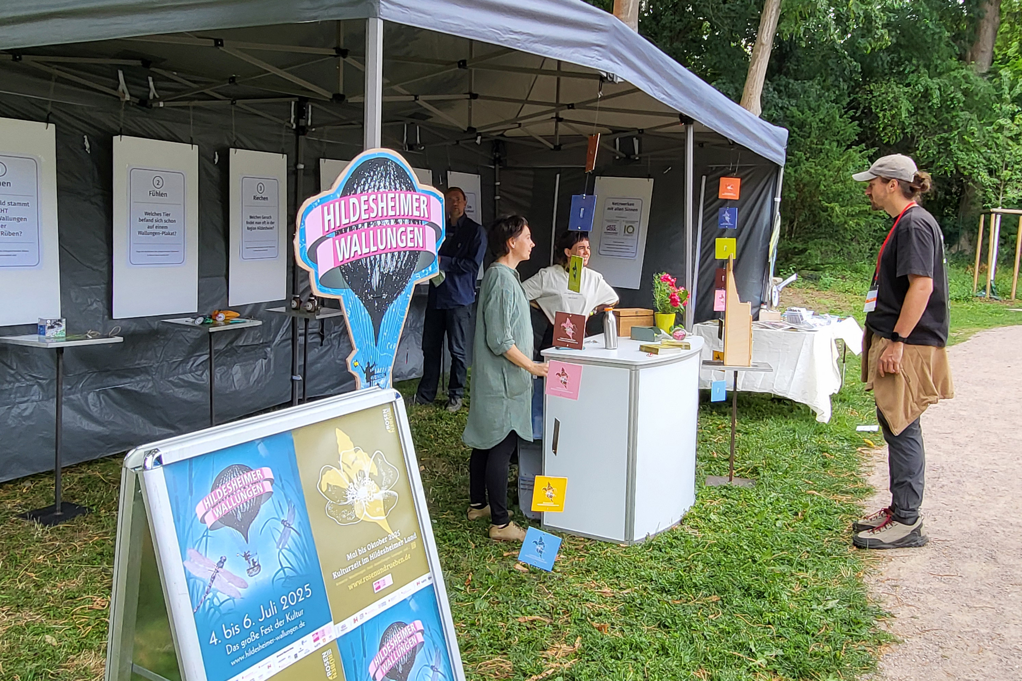 6. Juli - Rosen&Rüben-Stand bei den Hildesheimer Wallungen