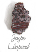 Jaspe Léopard,  pierre gemme, Pierres de Lumière Saint Rémy de Provence, pierre roulée, pierre brute, galet, lithothérapie, vertus, propriétés, ésotérisme