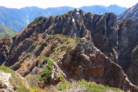北ア 剱岳北方稜線その２ ﾊﾞﾘｴｰｼｮﾝ そんなに山へ行って楽しいのですか