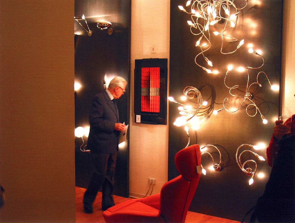 Exhibition view at AD Architettura d'interni Roma, 2001