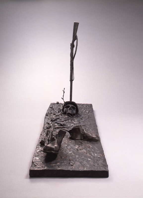 Landscape / bronze / 49.5×24.0×88.0cm / 1995　「風景」ブロンズ