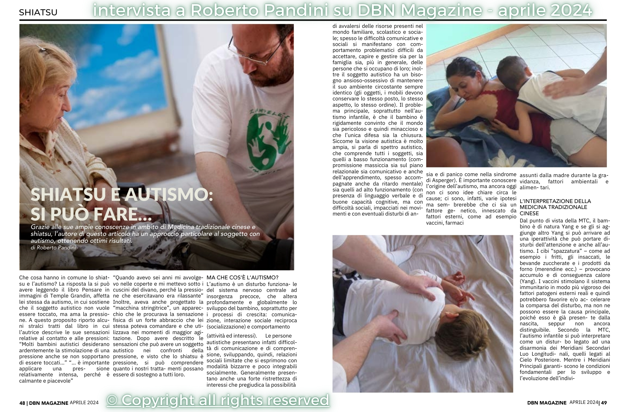 Articolo su DBN Magazine (aprile 2024)
