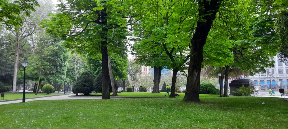 Grünanlage in Oviedo