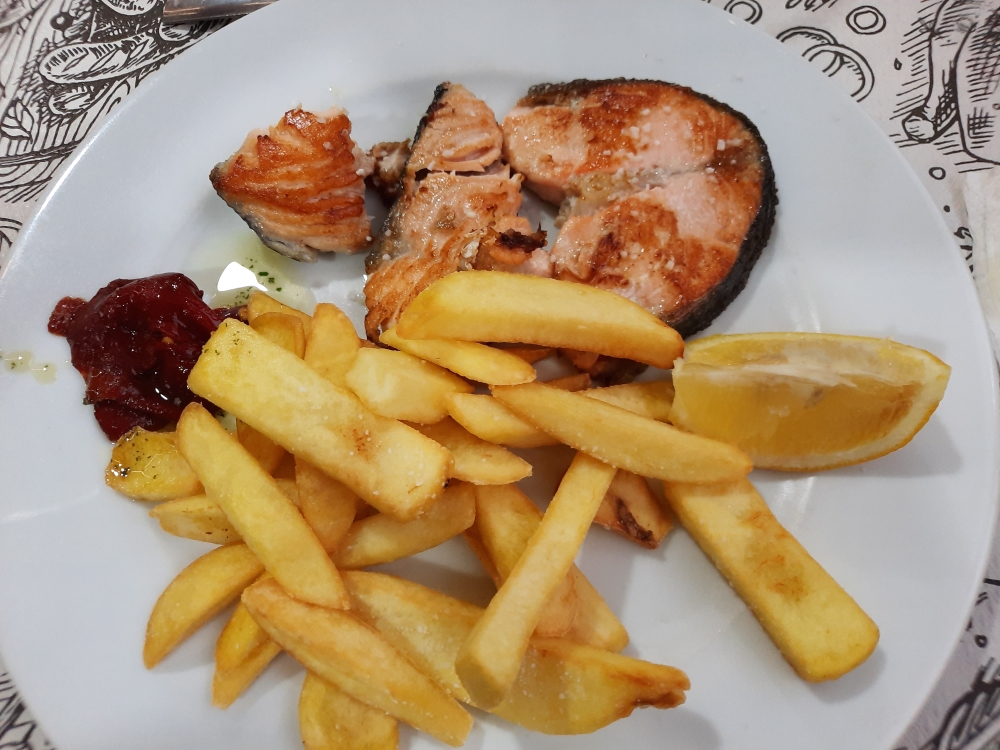 Pilgermenü = Hauptgericht 