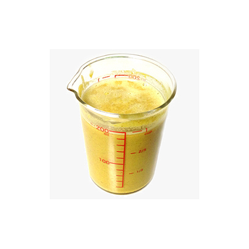 【準備2】水150㏄に軽便カレー粉50gを入れて、つぶが無くなるまで良く溶き合わせて下さい
