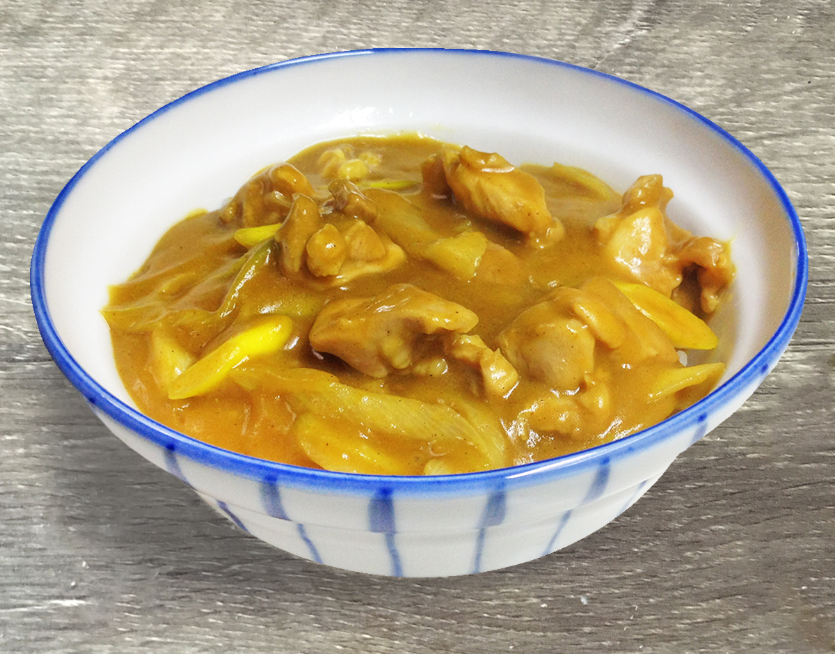 白飯の上に盛り付けて完成です