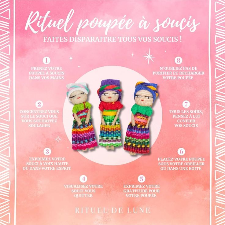 COMMENT UTILISER VOTRE POUPÉE À SOUCIS RITUEL DE LUNE