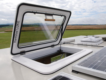 KCT Hartglas Dachluke 1020 x 710 mm - FernReiseMobil Technik FRM Technik  für alle Reiseverrückten