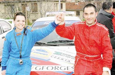 Victoire au Sartenais dont il est le recordman , ici en 2007 avec Nathalie Courreges.