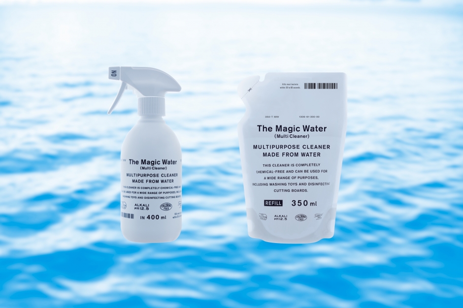 The Magic Water (Multi Cleaner)｜水だけで汚れを落とすマルチクリーナー（アルカリ電解水）