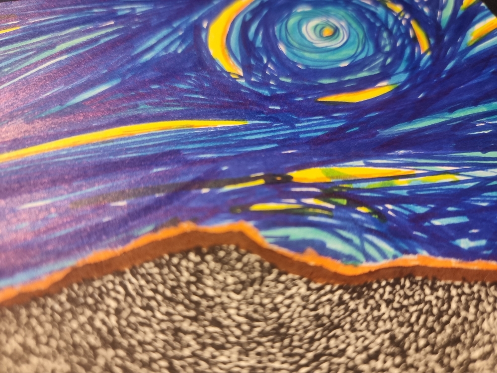 Es gibt kein Blau ohne Gelb und Orange. -Vincent Van Gogh-