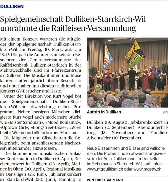 Oltner Tagblatt, 20.3.2017