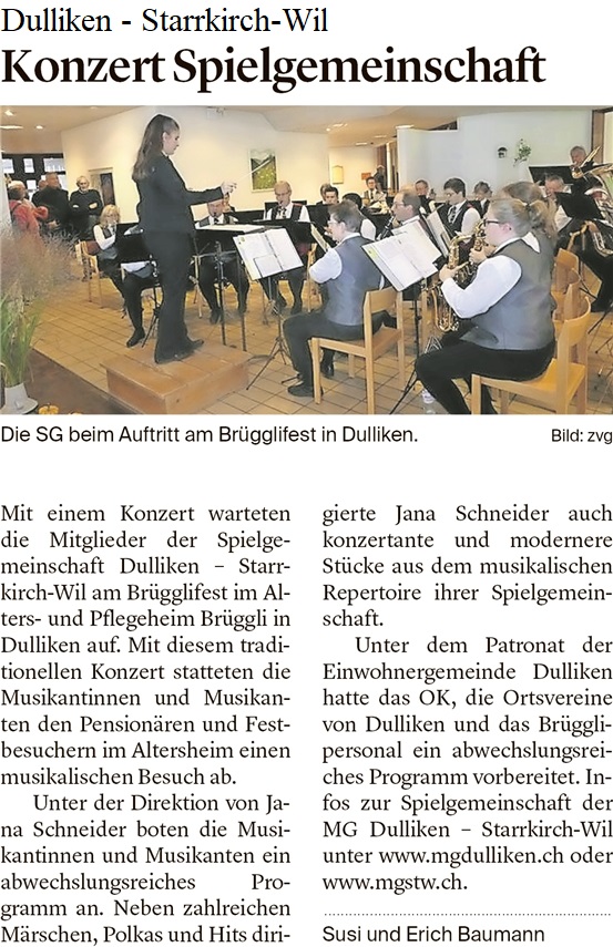 Oltner Tagblatt, 1.11.2019, S. 26