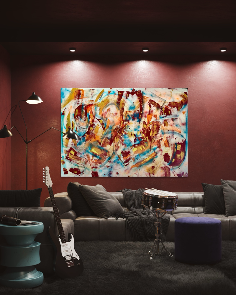 Living in Circles.  2 x 1,4 m