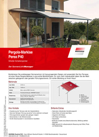 Pergola Markise WAREMA Henneken Duisburg