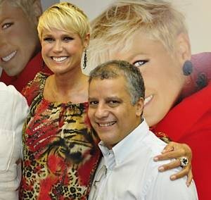 Xuxa e o diretor Mário Meirelles que usou o twitter para desabafar