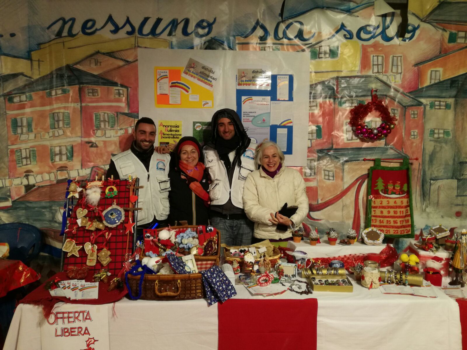 insieme ai volontari dell'AISM