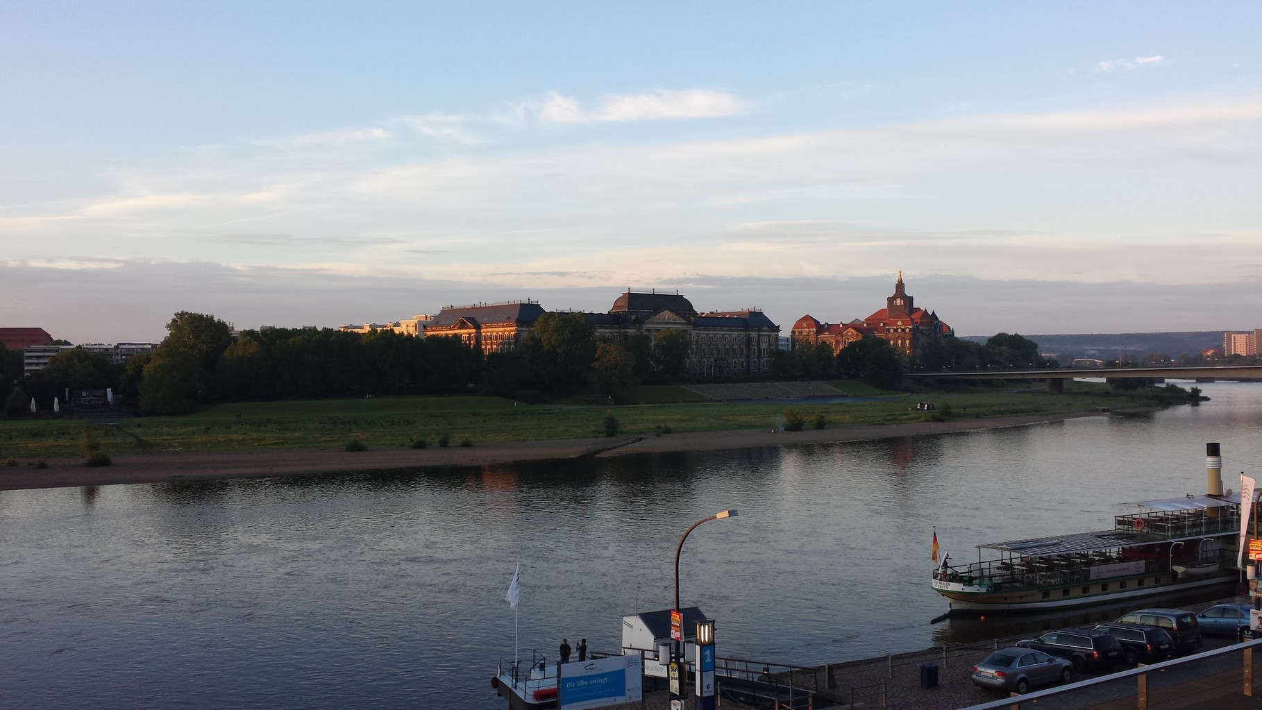 Sicht auf die Elbe