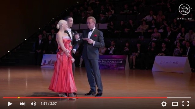 Andrea Ghigiarelli and Sara Andracchio Final Presentation Asia International Championships 2015　