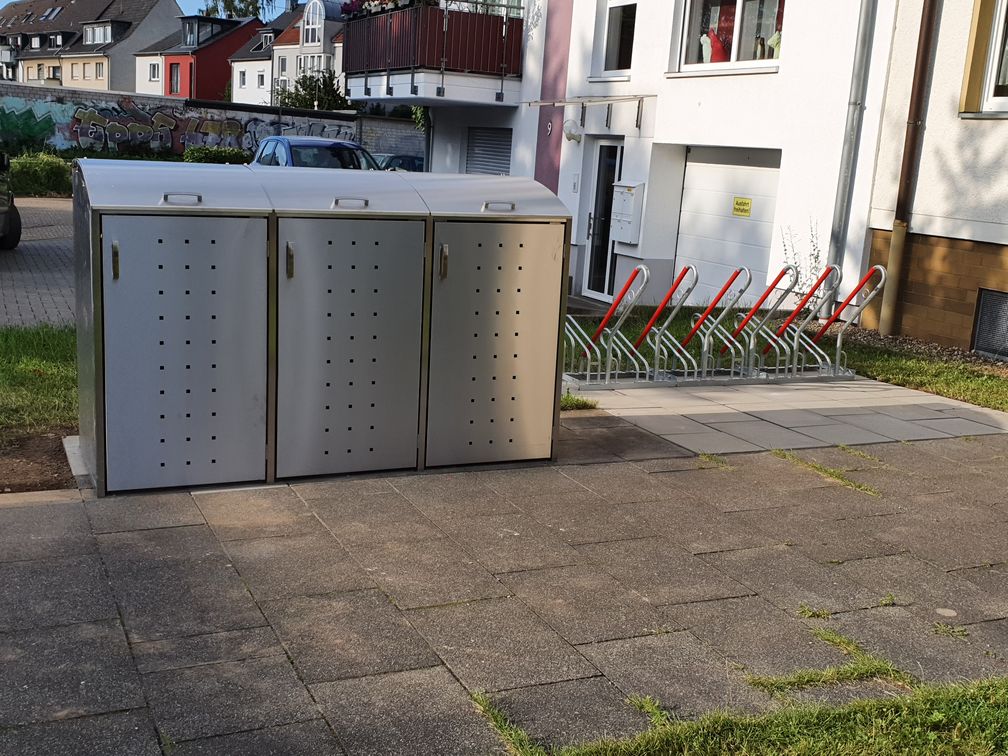 Design-Mülltonnenbox für Ingolstadt