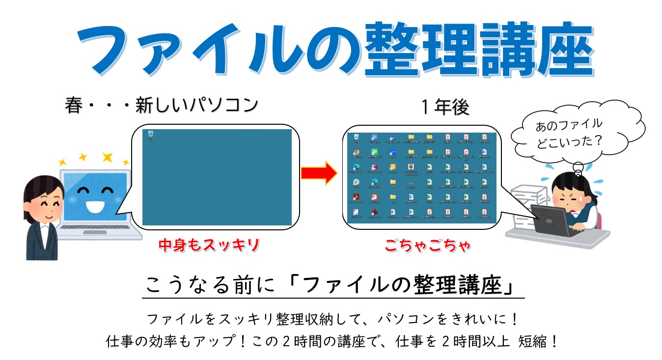 ファイルの整理講座 開講