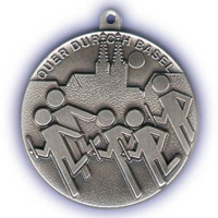 Medaille Quer durch Basel