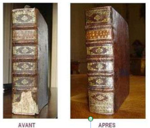 Restauration reliure VXII ème