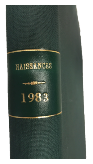 Registre des naissances