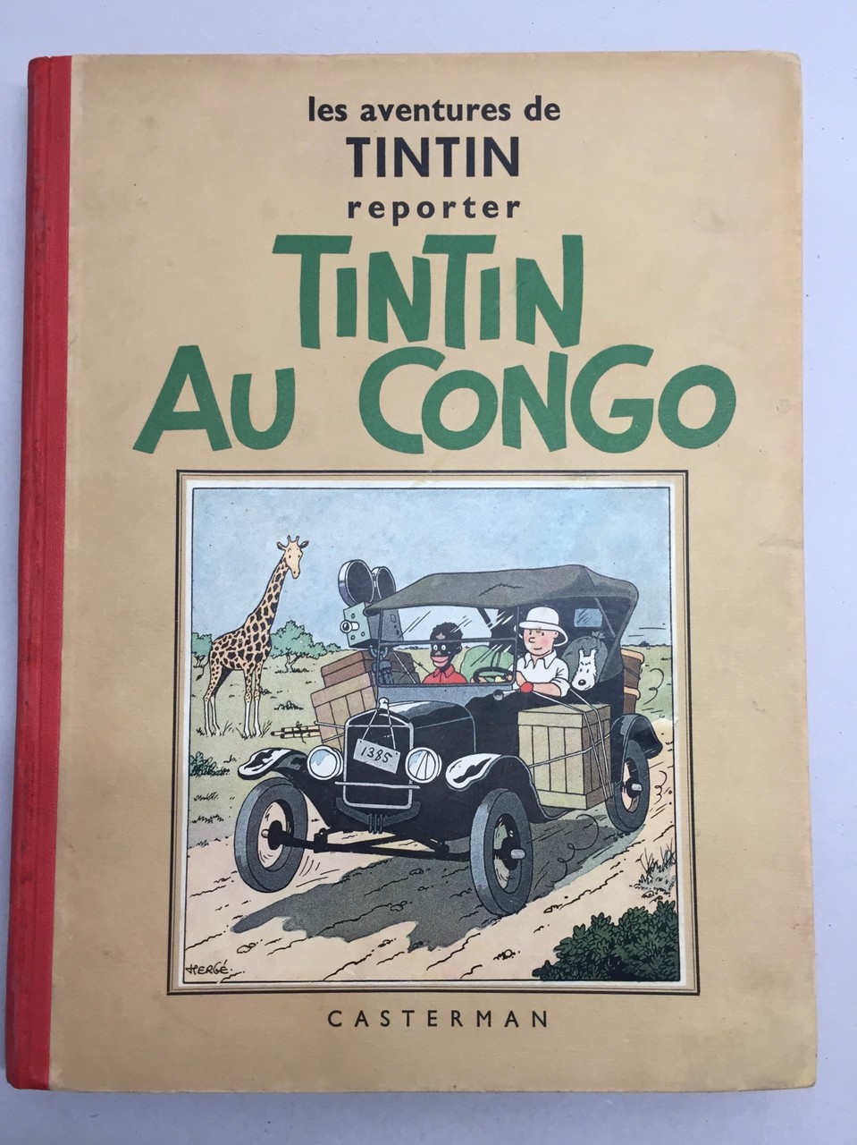 restauration Tintin, ( dos et coins )