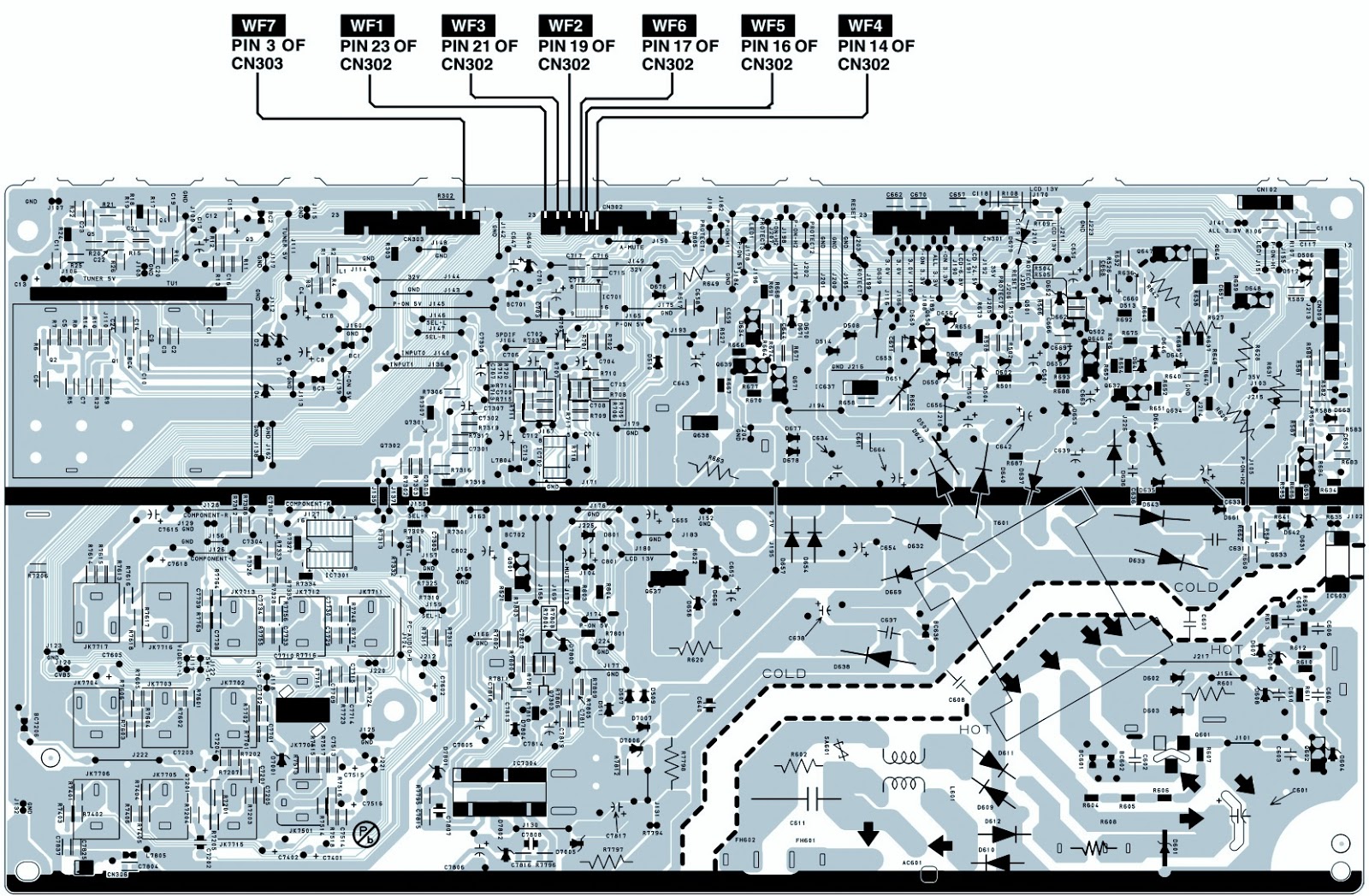 Funai TV circuit board diagrams, schematics, PDF service ...