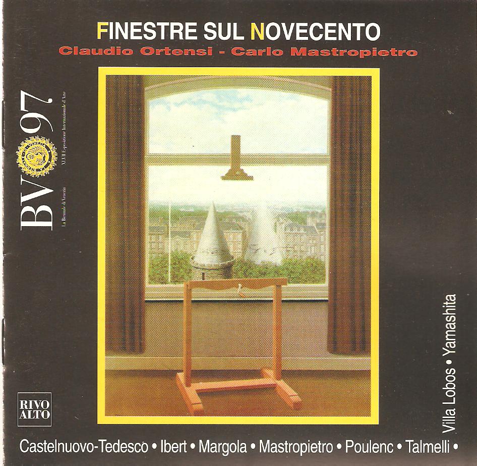 FINESTRE SUL NOVECENTO Rivo Alto CRR 9609 Claudio Ortensi- Carlo Mastropietro (flauto e chitarra Klinamen II
