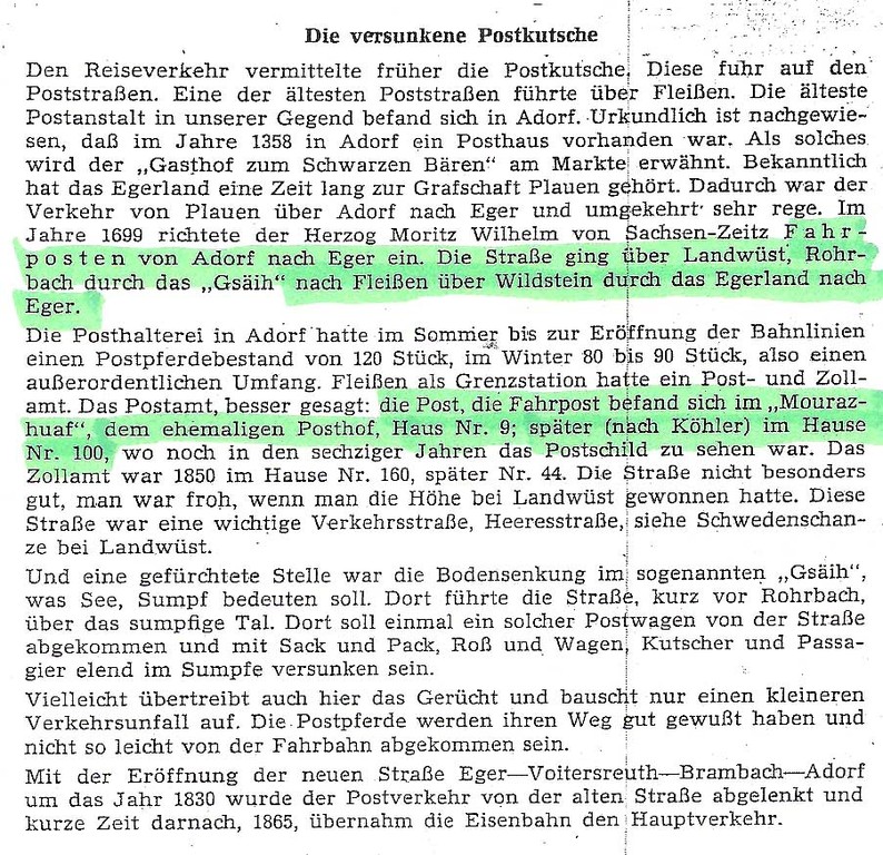 Auszug Seite 164 aus dem Gedenkbuch der Marktgemeinde Fleißen von 1933