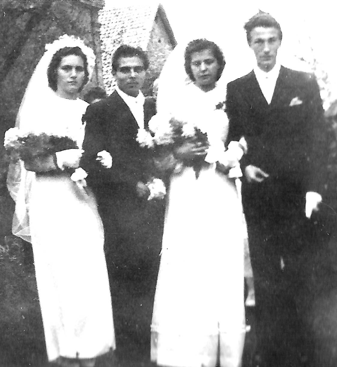 Die Doppelhochzeit Bitter-Stübiger im November 1948 