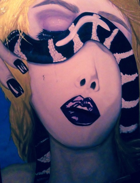 Madonna Rettiliana oil on canvas 100x120 / ott. 2011 *