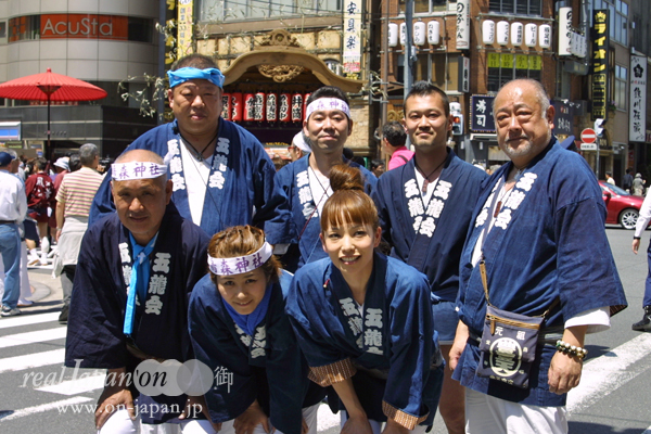 五龍会さん。東京をはじめ、埼玉大宮など色々いくよ。祭といえば生き甲斐かな。