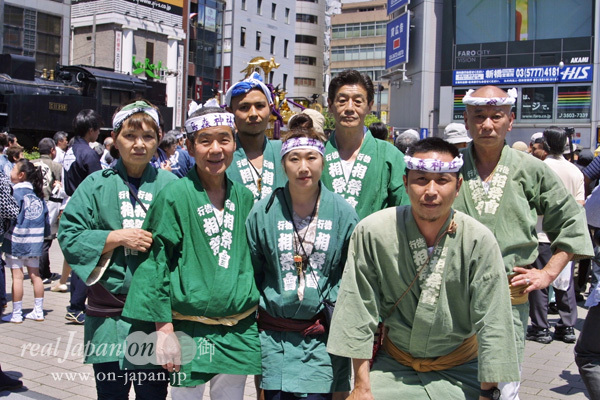 行徳・相祭會さん。大島椿まつりから、夏は筑波、千葉（千葉神社）など祭は沢山いっているよ！極楽蜻蛉の会長さまもいらっしゃいました～