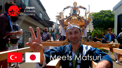 Watching a festival and carrying a mikoshi at a festival are completely different experiences.
