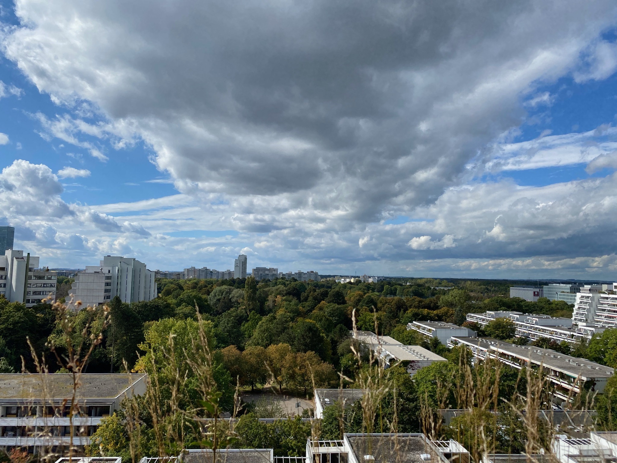 Ausblick vom Balkon